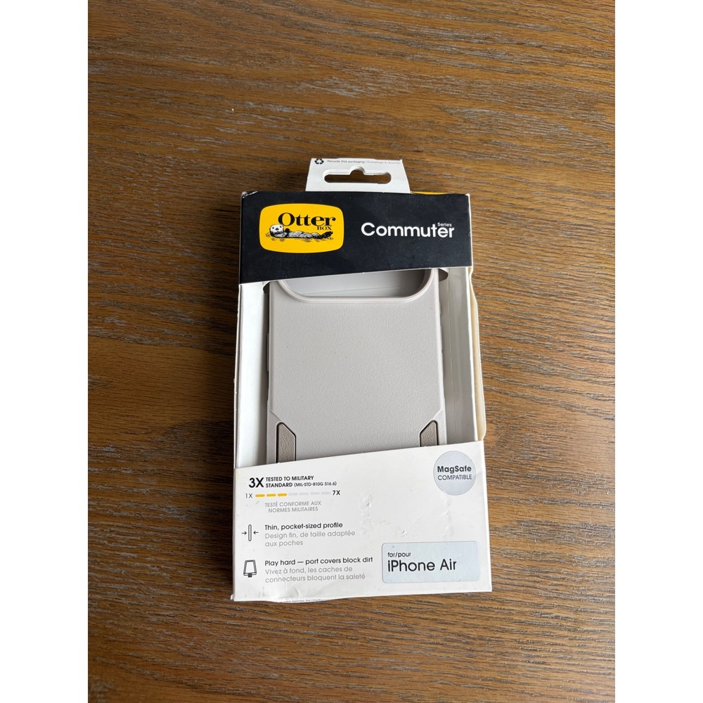 OtterBox Commuter Series iPhone Air Case MagSafe Compatible Beige 20-59199_B